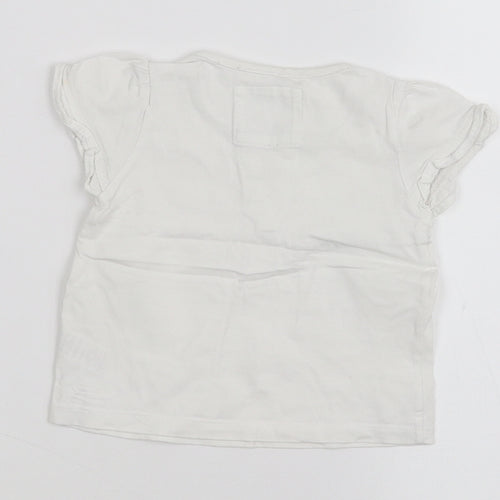 TU Baby White   Basic T-Shirt Size 6-9 Months