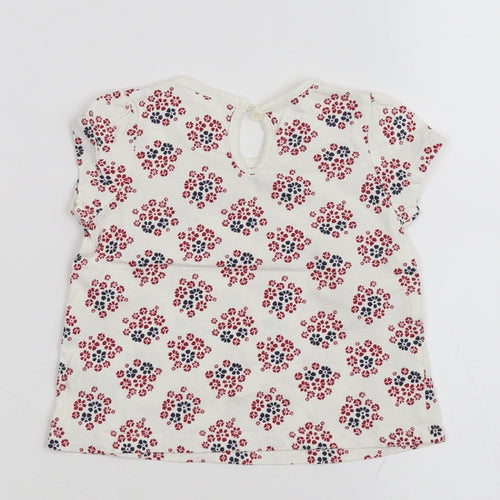 Matalan Baby White   Basic T-Shirt Size 6-9 Months