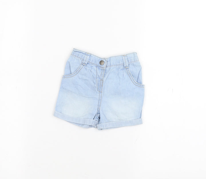 F&F Baby Blue Cropped Jeans Size 6-9 Months