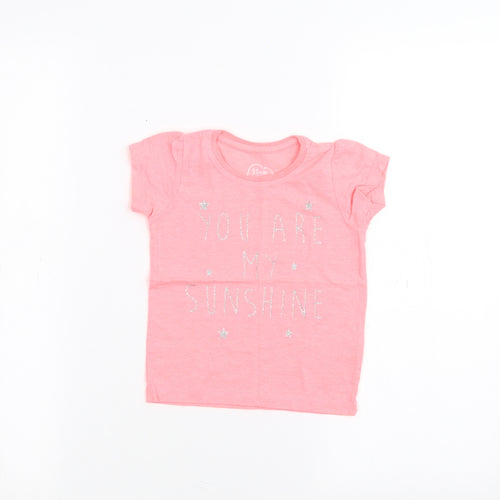 Young Dimension Baby Pink   Basic T-Shirt Size 18-24 Months
