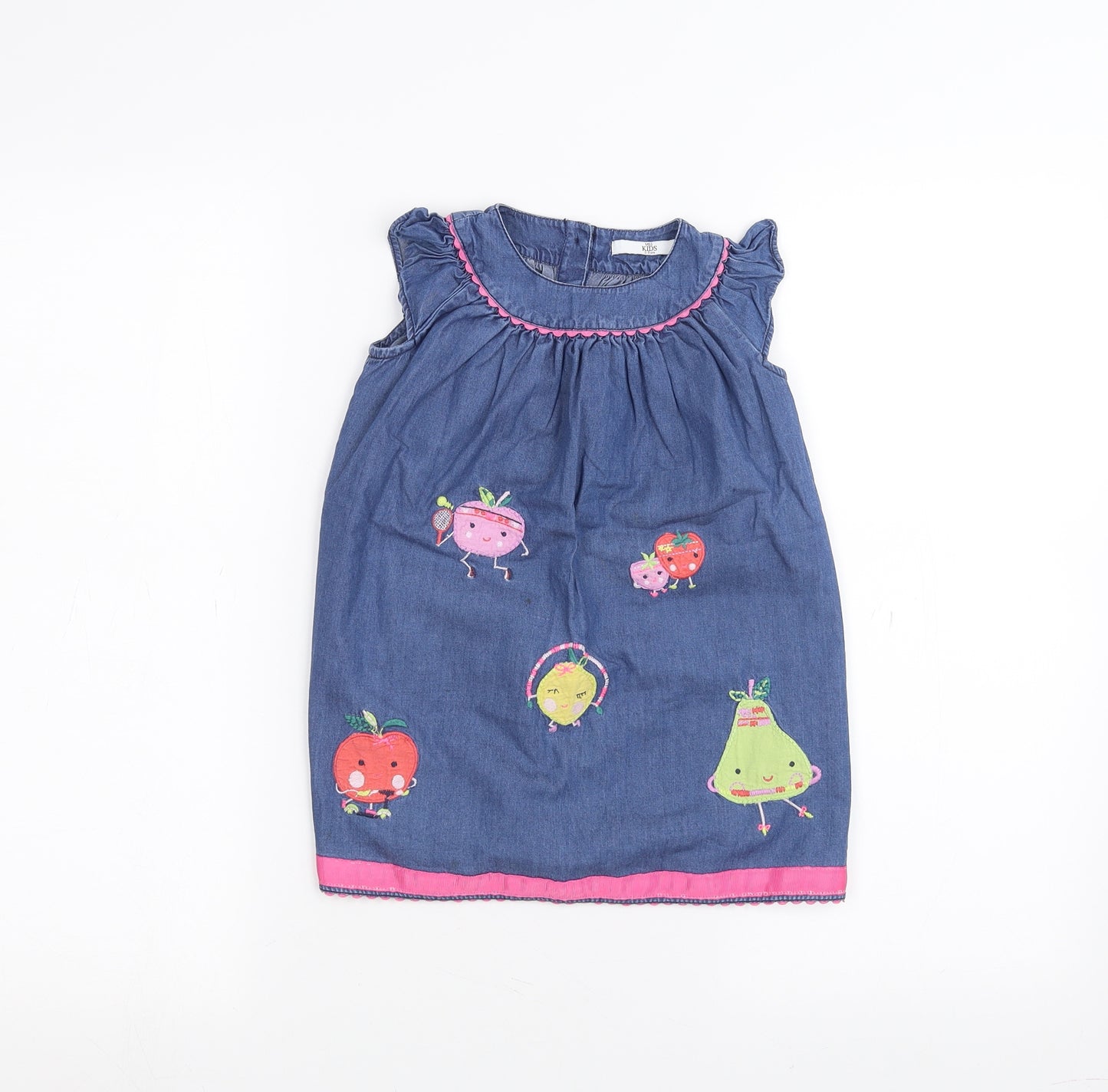 Marks and Spencer Girls Blue   A-Line  Size 2-3 Years