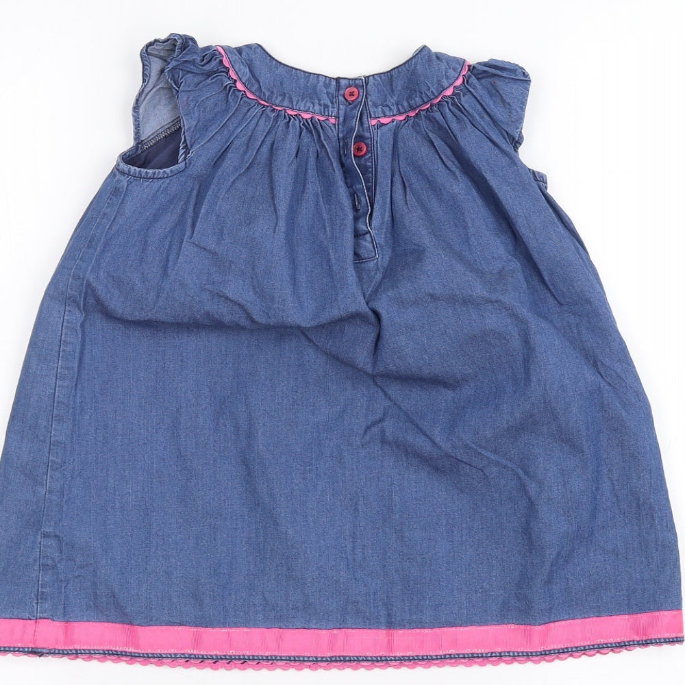 Marks and Spencer Girls Blue   A-Line  Size 2-3 Years