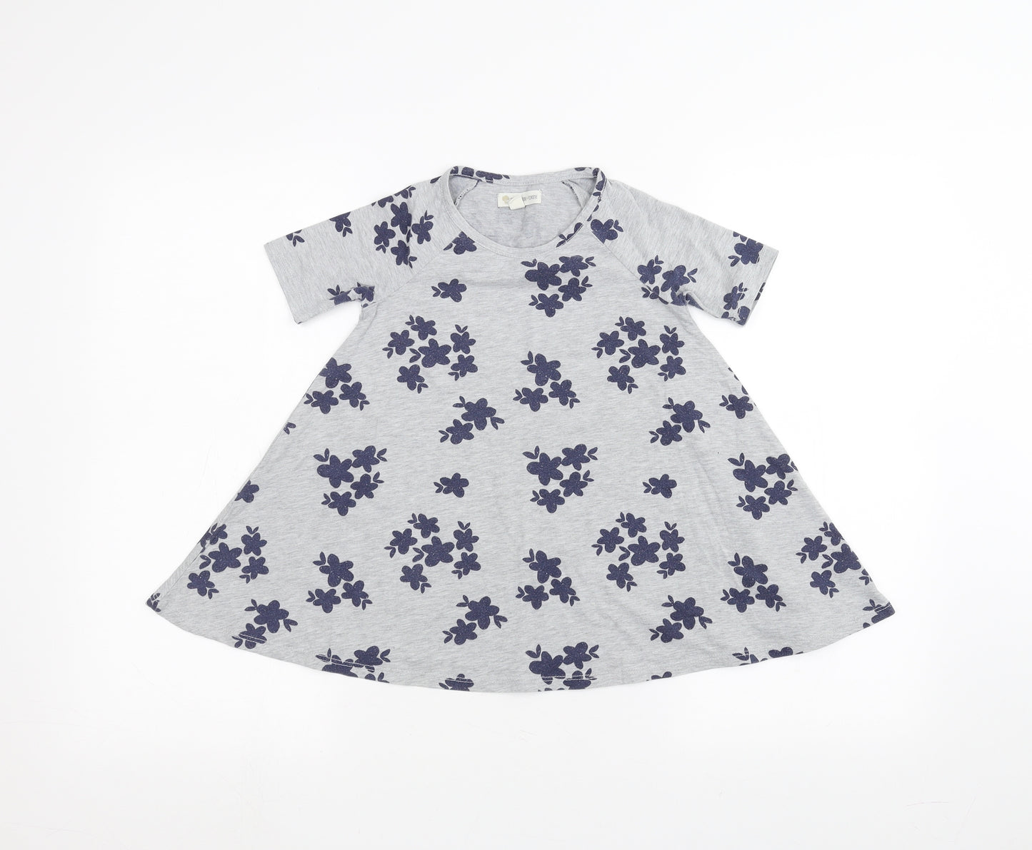 Tucker + Tate Girls Grey Floral  A-Line  Size 3 Years