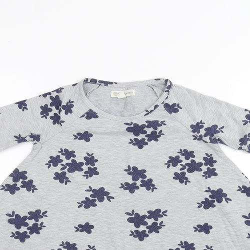 Tucker + Tate Girls Grey Floral  A-Line  Size 3 Years