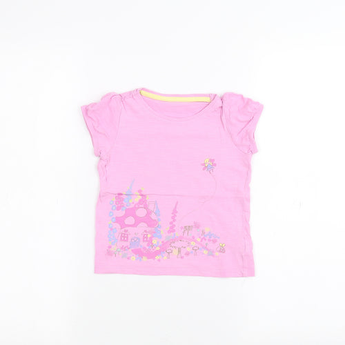Mothercare Baby Pink   Basic T-Shirt Size 24 Months
