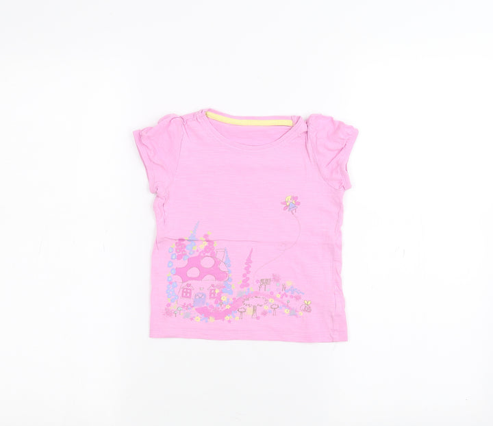 Mothercare Baby Pink   Basic T-Shirt Size 24 Months