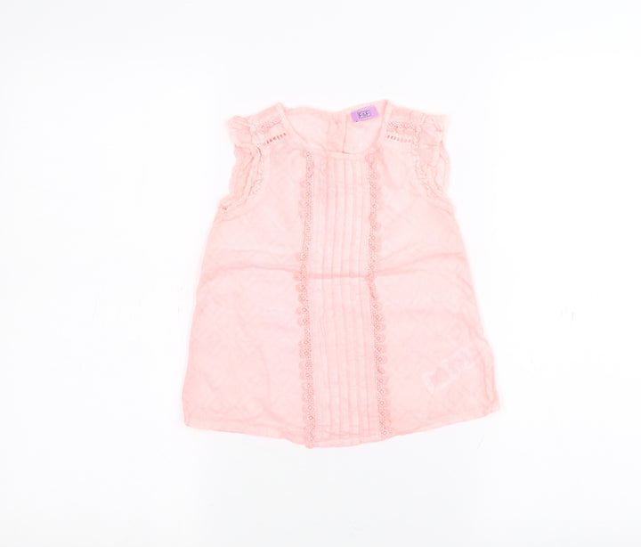F&F Baby Pink Basic T-Shirt Size 18-24 Months