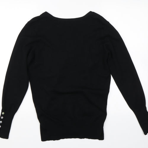 Papaya Womens Black   Pullover Jumper Size 16