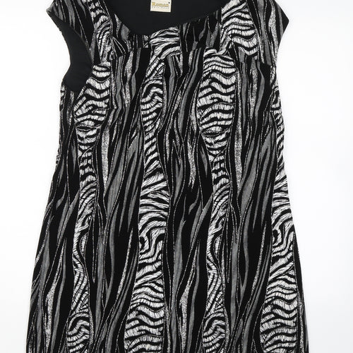 Roman Womens Black   A-Line  Size M
