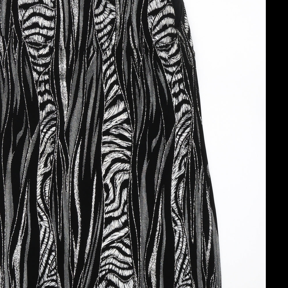 Roman Womens Black   A-Line  Size M