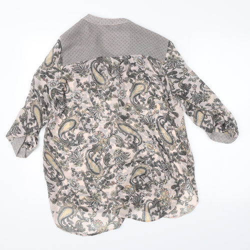 Dorothy Perkins Womens Pink Paisley  Basic Blouse Size 14