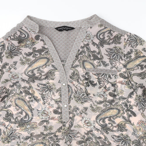Dorothy Perkins Womens Pink Paisley  Basic Blouse Size 14