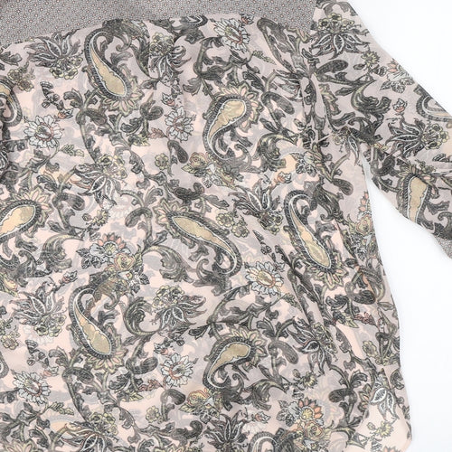 Dorothy Perkins Womens Pink Paisley  Basic Blouse Size 14