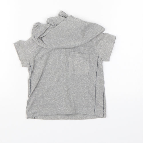 NEXT Girls Grey   Basic T-Shirt Size 12-18 Months