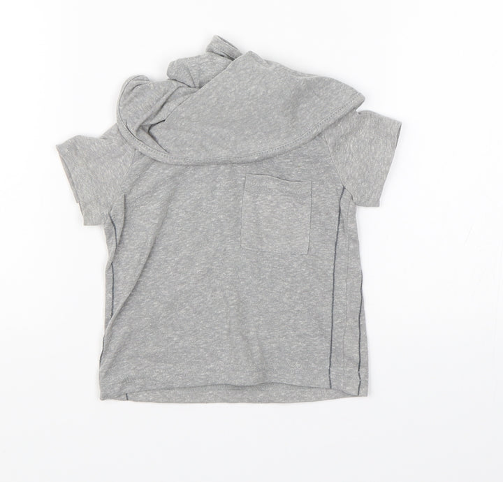 NEXT Girls Grey Basic T-Shirt Size 12-18 Months