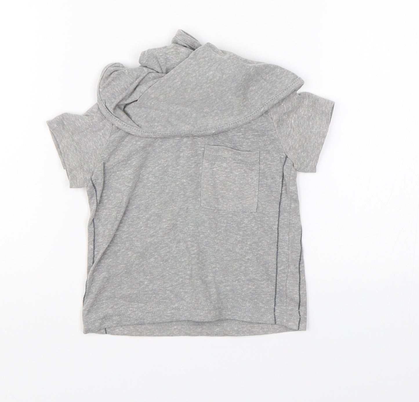 NEXT Girls Grey   Basic T-Shirt Size 12-18 Months