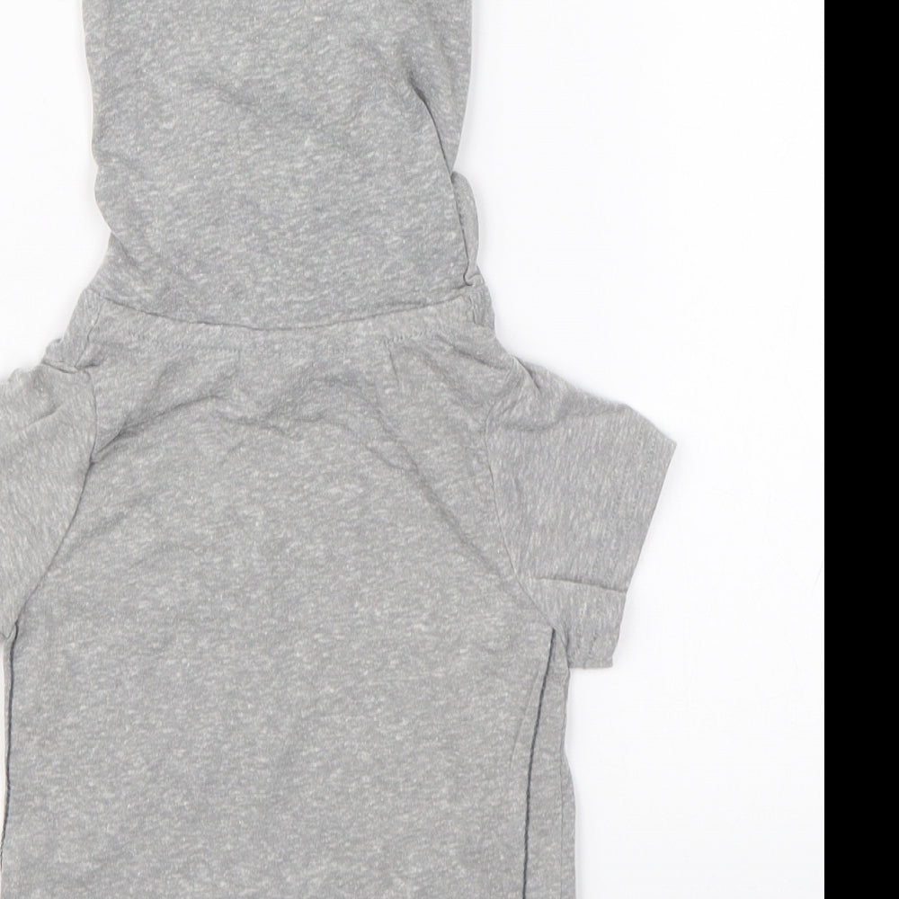 NEXT Girls Grey   Basic T-Shirt Size 12-18 Months
