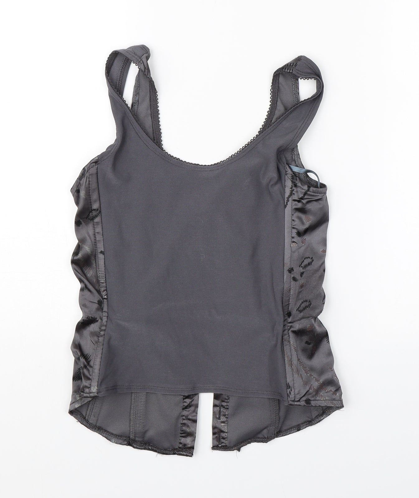 New Look Womens Grey   Basic Tank Size 10