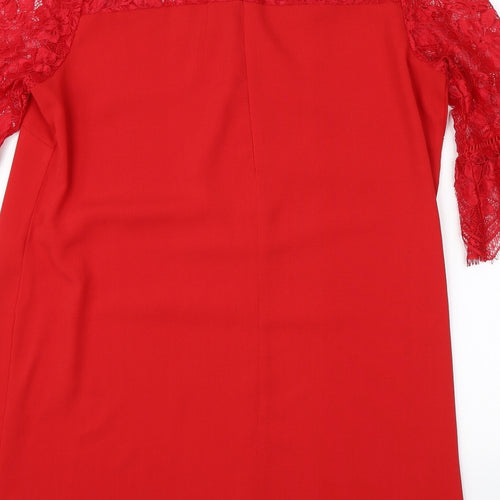 Papaya Womens Red   Shift  Size 12
