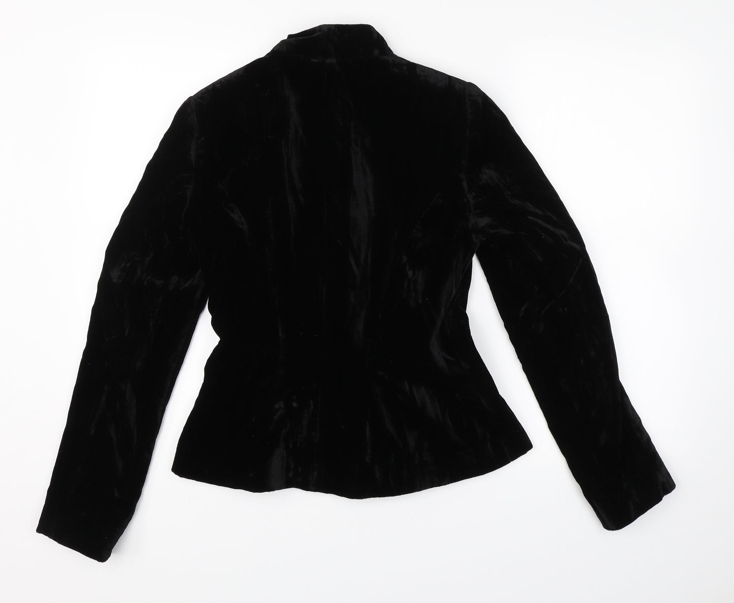 F&F Womens Black  Velvet Jacket  Size 10