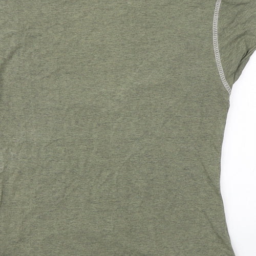 Bay Womens Green   Basic T-Shirt Size 10
