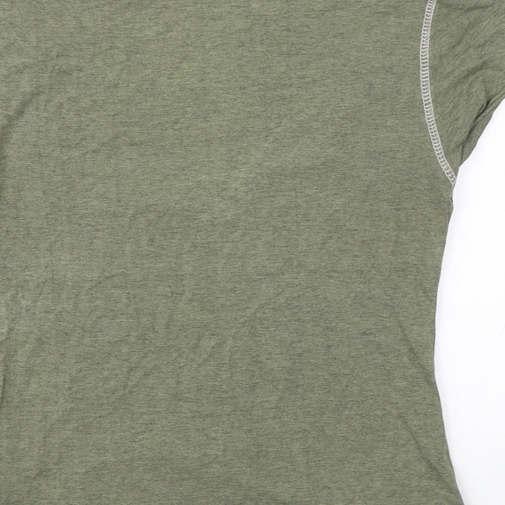 Bay Womens Green   Basic T-Shirt Size 10
