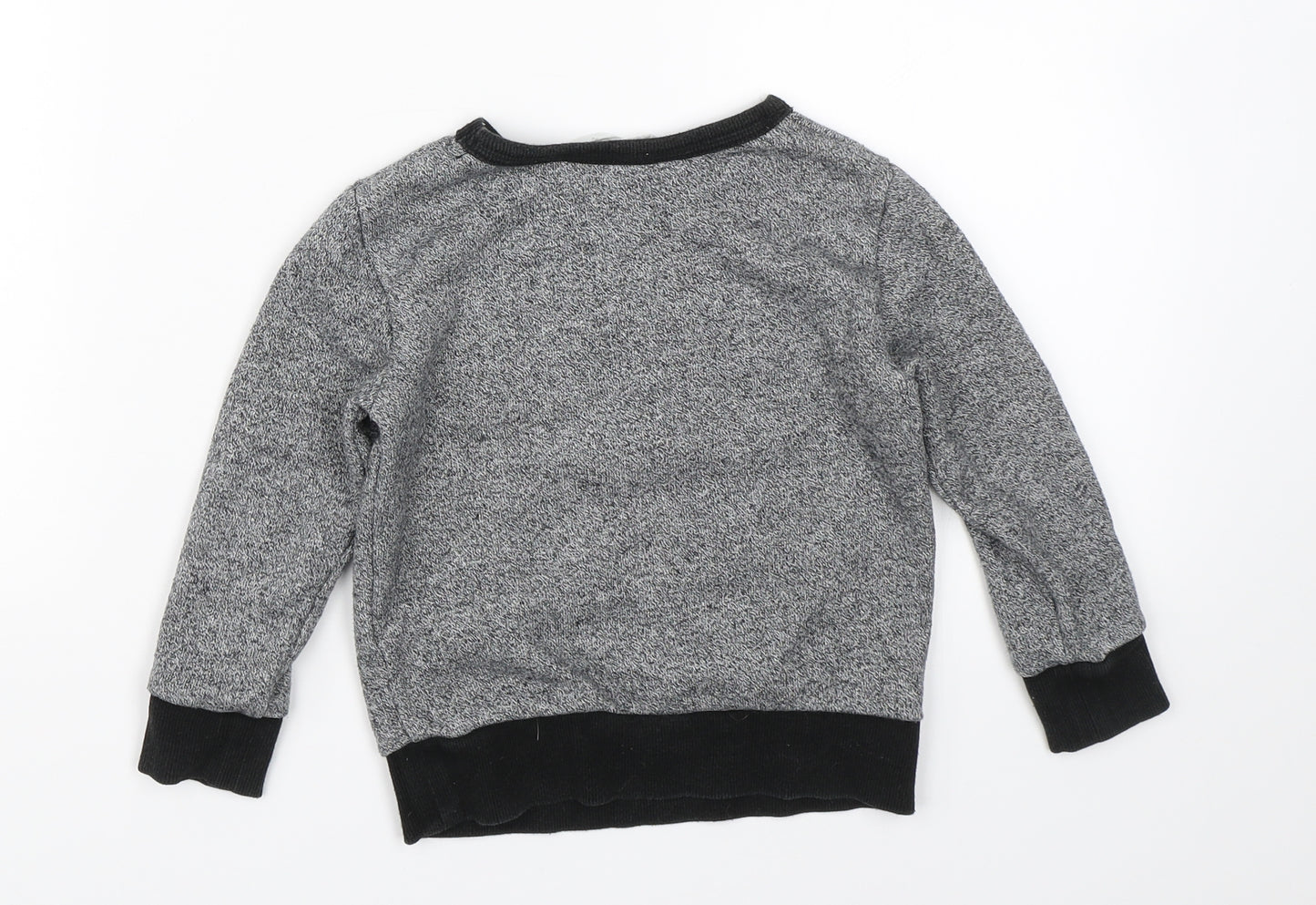 H&M Boys Grey   Pullover Jumper Size 3-4 Years