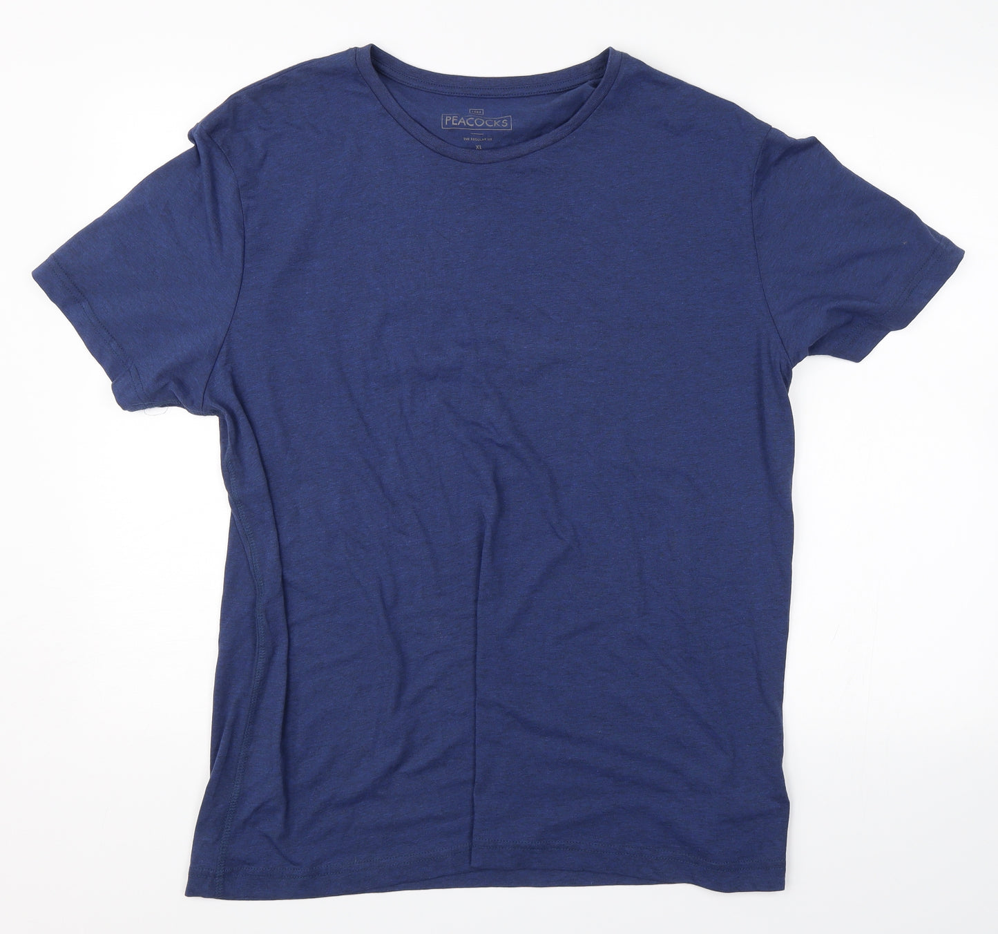 Peacocks Mens Blue    T-Shirt Size XL