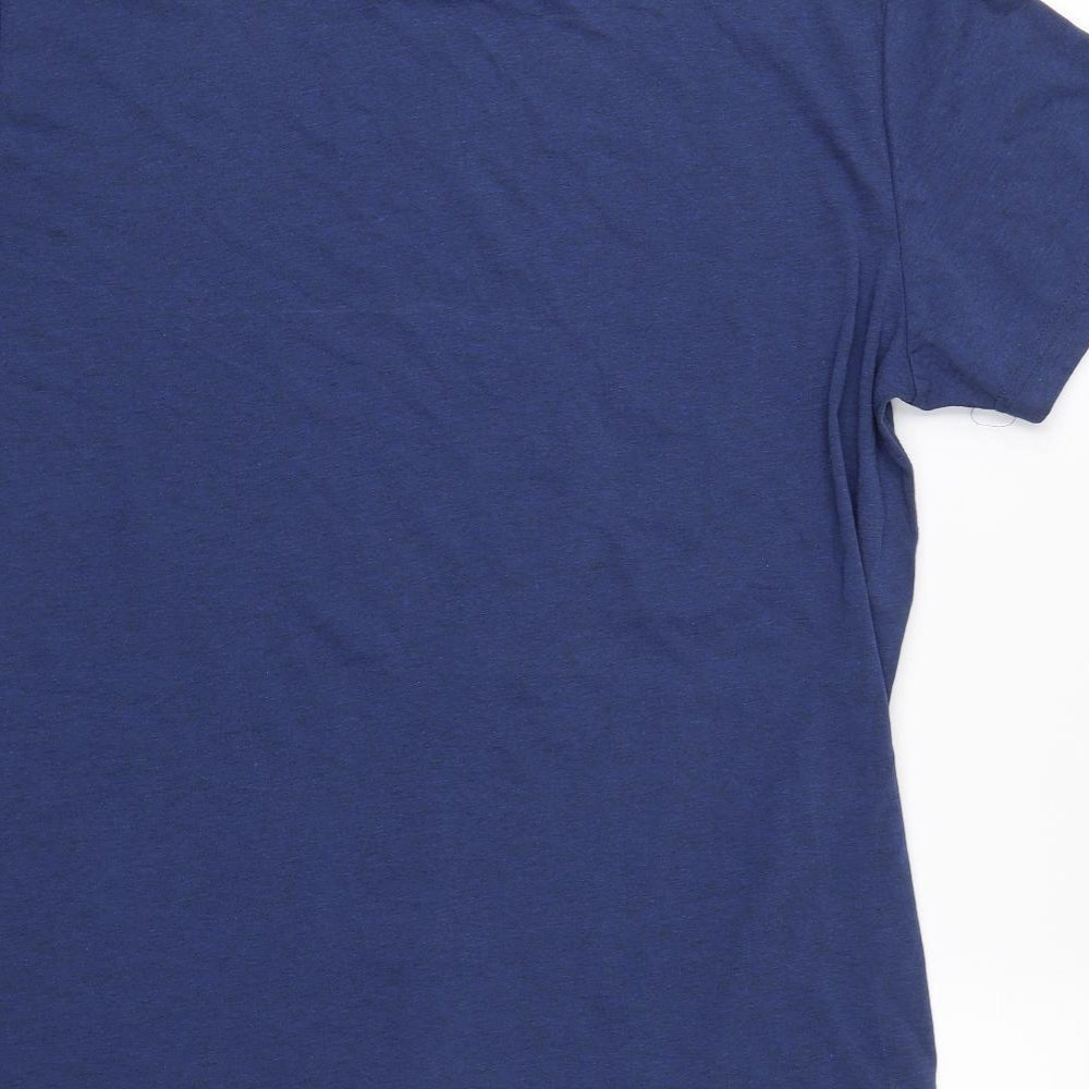 Peacocks Mens Blue    T-Shirt Size XL