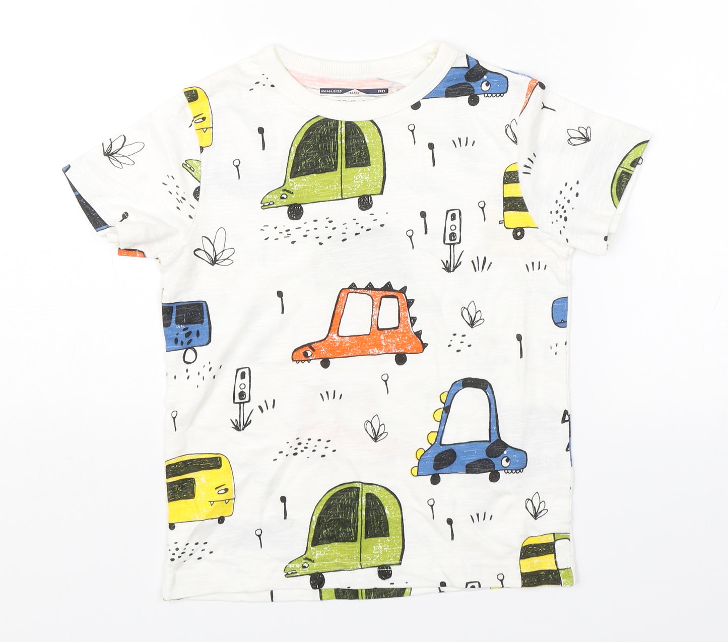 Nexy Boys White   Basic T-Shirt Size 2-3 Years