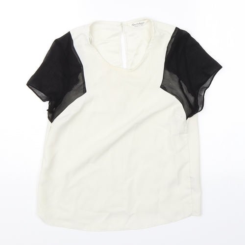 Miss Selfridge Womens White   Basic Blouse Size 6
