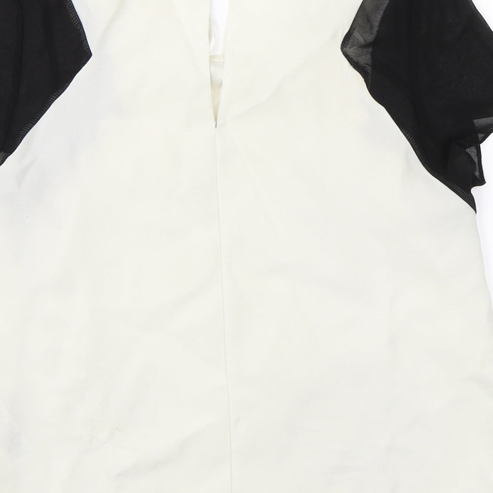 Miss Selfridge Womens White   Basic Blouse Size 6