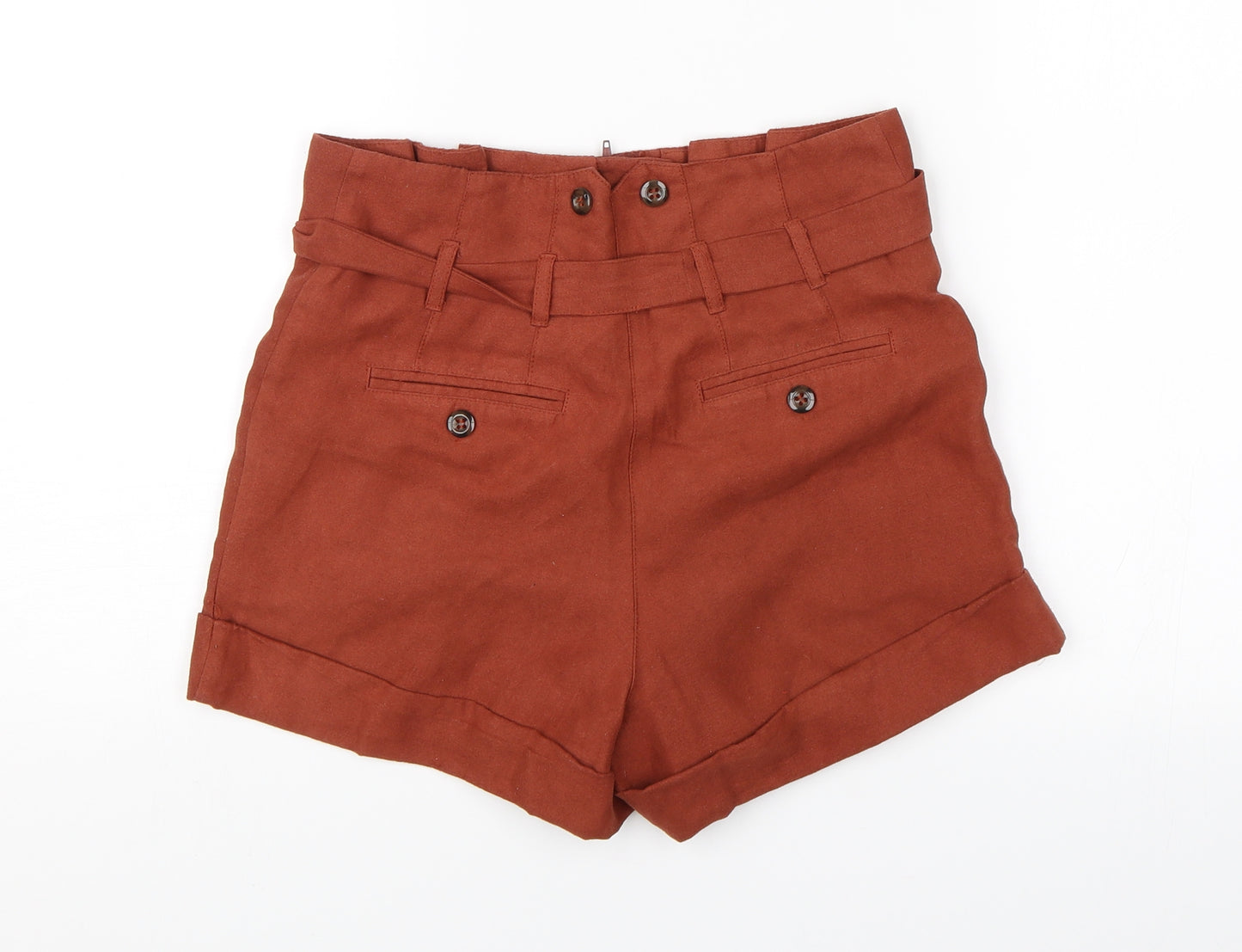 Miss Selfridge Womens Red   Hot Pants Shorts Size 6
