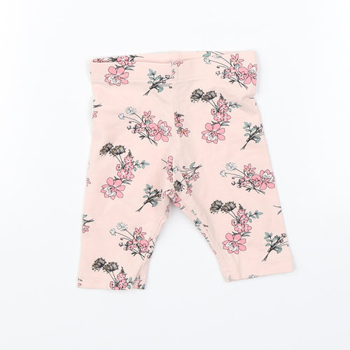 Primark Girls Pink Floral   Pyjama Pants Size 3-6 Months