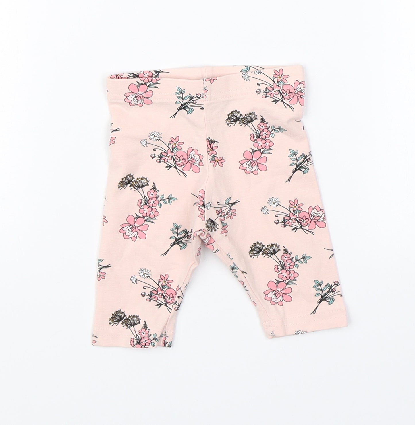 Primark Girls Pink Floral   Pyjama Pants Size 3-6 Months