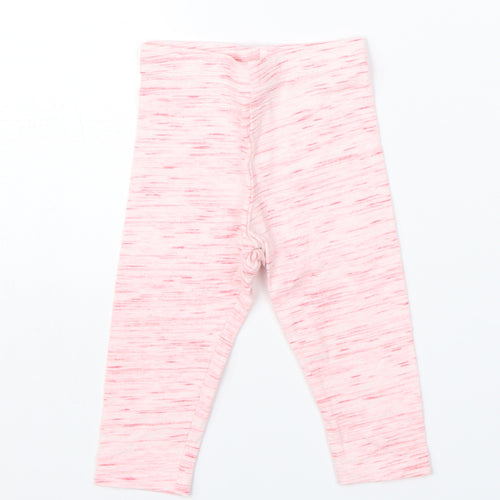 F&F Girls Pink    Pyjama Pants Size 6-9 Months