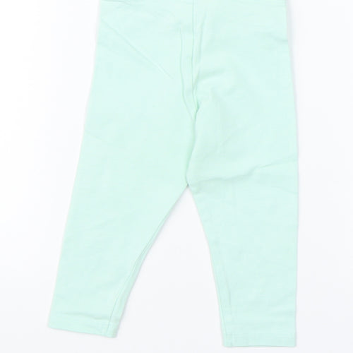 F&F Girls Green    Pyjama Pants Size 6-9 Months