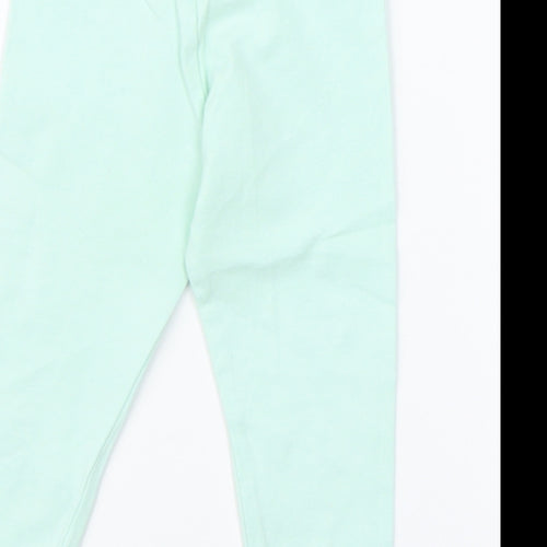 F&F Girls Green    Pyjama Pants Size 6-9 Months