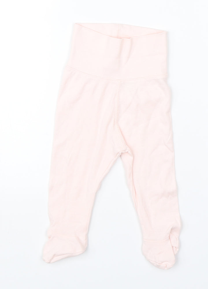 H&M Girls Pink Pyjama Pants Size 3-6 Months