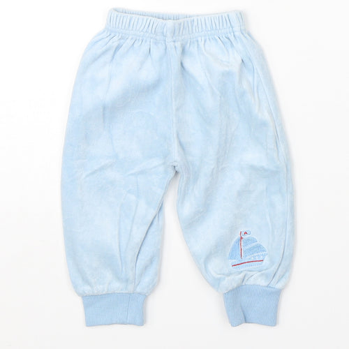 Preworn Boys Blue    Pyjama Pants Size 6-9 Months
