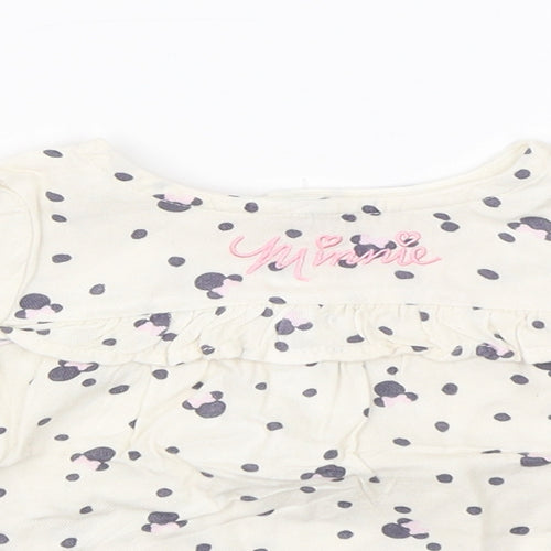 Primark Girls Beige   Tutu Dress  Size 6-9 Months  - disney minnie