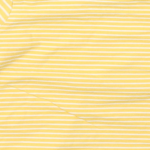 F&F Baby Yellow Striped  Basic T-Shirt Size 0-3 Months