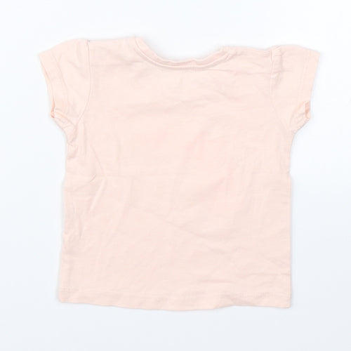 Primark Girls Pink   Basic T-Shirt Size 3-6 Months