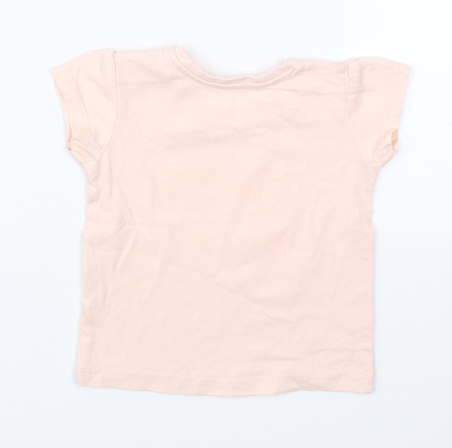 Primark Girls Pink   Basic T-Shirt Size 3-6 Months