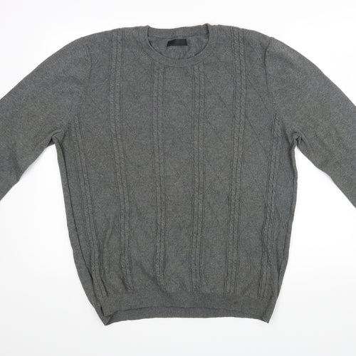 ASOS Mens Grey   Pullover Jumper Size 2XL