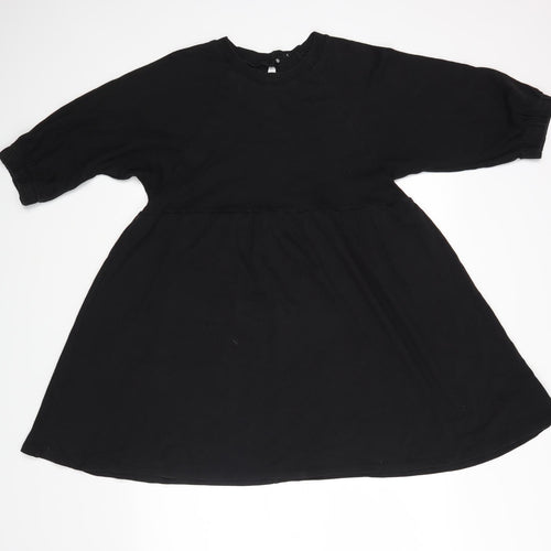 ASOS Womens Black  Rayon A-Line  Size 10