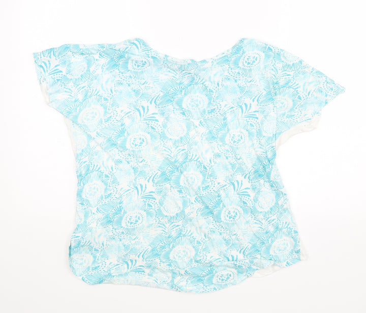 Debenhams Womens Blue Basic Blouse Size 12