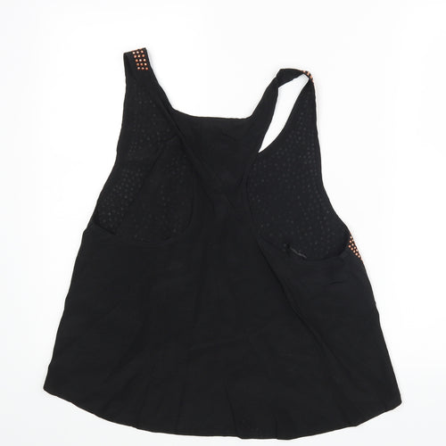 Striking Womens Black   Basic Blouse Size M