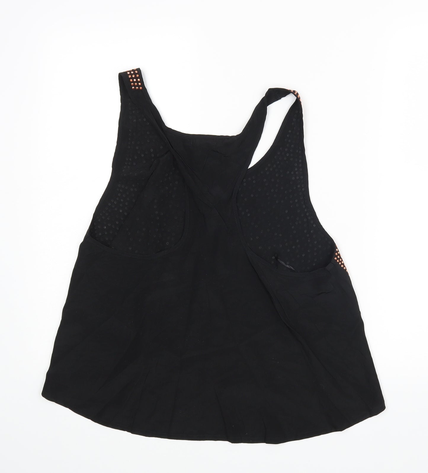 Striking Womens Black   Basic Blouse Size M