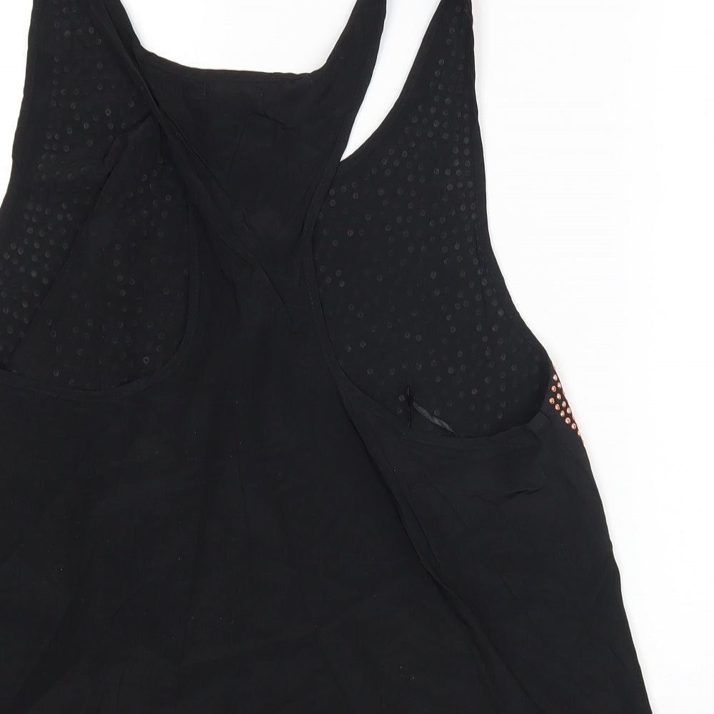 Striking Womens Black   Basic Blouse Size M